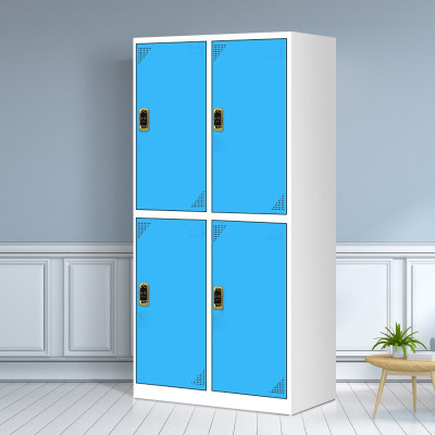 绵冠MIANGUAN彩色更衣柜多门柜员工柜电子感应锁存包柜浴室员工
