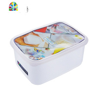 厨房冰箱保鲜收纳盒 日式塑料透明食物储物盒水果蔬菜食品收纳盒 FENGHOU保鲜盒保鲜盒