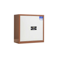 铭威盾保密柜财务档案柜文件柜办公室资料储物柜保险柜电子密码国保锁矮柜咖白-电子密码锁常规