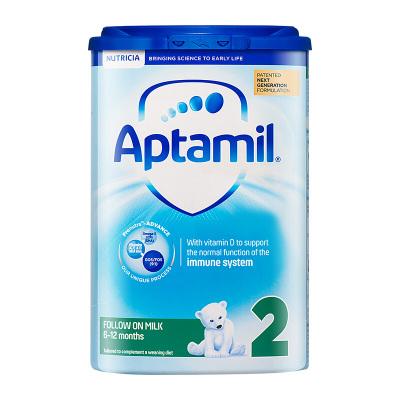 Aptamil英国爱他美幼儿配方奶粉易乐罐2段（6-12个月）800g罐