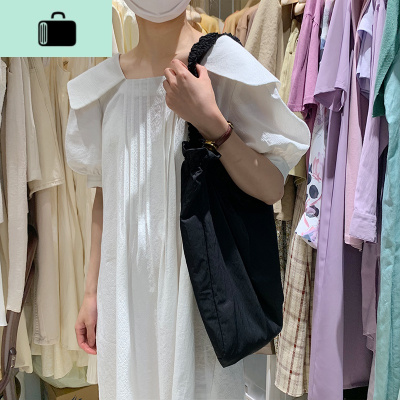 HELLO韩版2020新款大容量木耳褶皱斜挎包百搭饺子包女单肩包休闲NEW LAKE女斜挎包