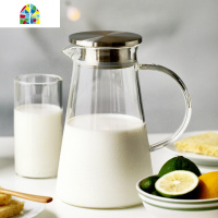 加厚2L壶杯家用冷水高温容量防爆扎壶晾凉果汁玻璃耐热白开水大瓶 FENGHOU 2.4L三角壶凉水壶