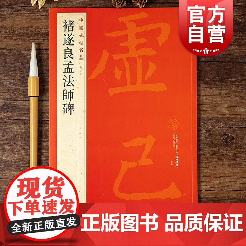 褚遂良孟法师碑 中国碑帖名品46大红袍系列碑帖释文注释繁体旁注历代优秀书法作品临摹字帖收藏鉴赏楷书毛笔字帖上海书画出版社