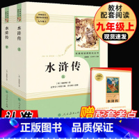 [赠考点]水浒传 人民教育出版社 [正版]水浒传原著初中九年级上册必读人民教育出版社完整版青少年版人教版初三初中生课外书