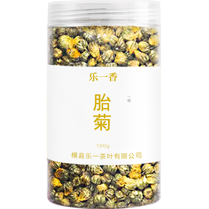 乐一香一级胎菊100g罐装