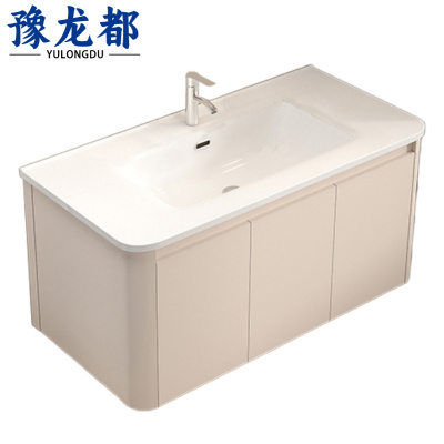 豫龙都洗脸盆柜91cm台