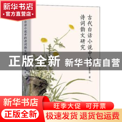 正版 古代白话小说中的诗词韵文研究 孙步忠 东方出版中心 978754