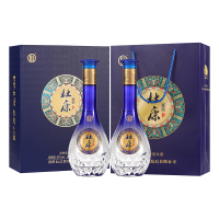 杜康盛世白酒礼盒 52度500ml*2瓶浓香型 纯粮食酒