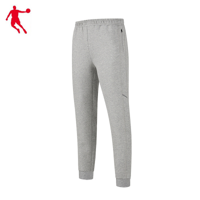 乔丹 运动裤 梭织长裤 男裤 KKL43211277 男款裤子 件(灰花灰 XL)