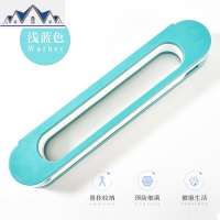 可折叠浴室拖鞋架壁挂免打孔厕所墙上沥水收纳卫生间置物架子 三维工匠