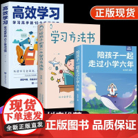 全3册陪孩子走过小学六年高效学习方法给孩子的第一本学习方法书家庭教育父母1-6年级父母的语言正面管教养育陪伴小孩子度走过