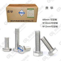 贲华 不锈钢螺丝杆 10mm*80mm 个