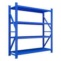 臻远ZYJJ-HJ-026仓储货架中型货架蓝色主架1500*600*2000mm/200kg