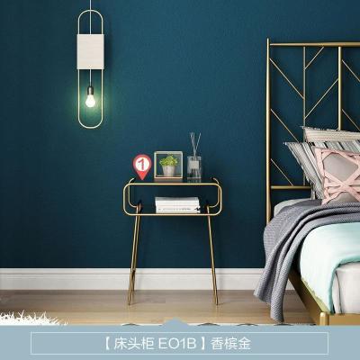 森美人家具卧室床头柜北欧迷你小茶几铁艺边几现代简约床边角几EO1B