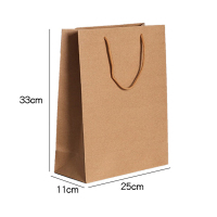 千里谷 QLG-DAD-0125*33*11CM手提牛皮纸袋10个/包