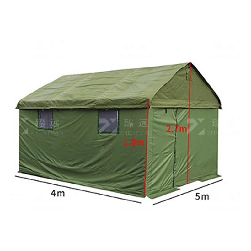 臻远 ZY40614138 户外帐篷施工帐篷房棉帐篷 4*5米