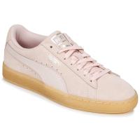 彪马(Puma)女款复古皮革运动风休闲跑鞋粉色潮酷百搭耐磨橡胶底