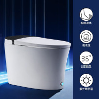 惠达(HUIDA)-ET66SE卫浴智能马桶一体机全自动翻盖零水压带水箱座圈加热智能坐便器0压脚触翻圈翻盖