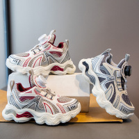 儿童跑步鞋新款春季时尚男女童老爹鞋时尚运动鞋学生跑步鞋子