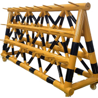 麦盾移动拒马护栏学校厂区门口可移动带刺防撞拒马路障3000*1600*1000mm可定制