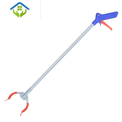 御蓝锦加长加强款环卫夹钳垃圾拾物器拾取卫生夹捡垃圾园艺夹子取物器92CM铝合金5支装