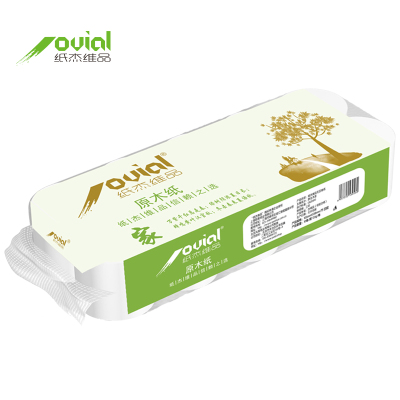 jovial纸杰维品温馨家系列原生木浆无芯圆卷四层135克10卷卫生纸家用厕纸2提实惠购