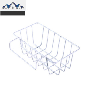 居家水铁艺沥水收纳挂篮A768厨房清滤水池清洁品置物架供应 三维工匠 白色铁艺沥水篮
