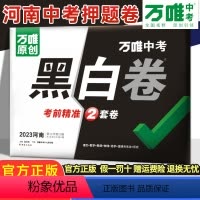 生地会考[黑白卷+逆袭卷]3本套装 河南省 [正版]河南专版2024万唯中考黑白卷数学语文英语物理化学历史政治八九年级生