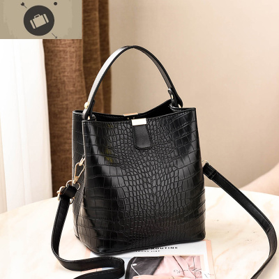 2020上新包包女2019新款潮春季韩版水桶包时尚百搭手提单肩斜挎包艾狄伊娃女斜挎包