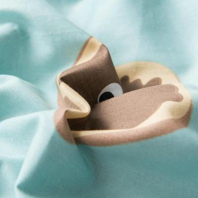 美帮汇小碎花四件套全棉双人床被套少女心全棉床单床笠床上用品套件