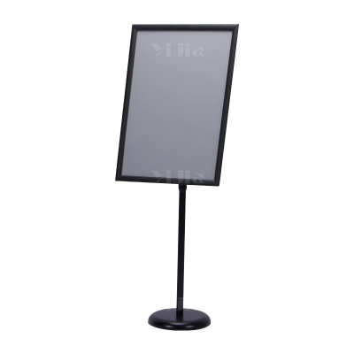 翌嘉YJ5011536 A2立牌指示牌酒店导向牌立式广告牌指引牌落地展示牌 黑色直角