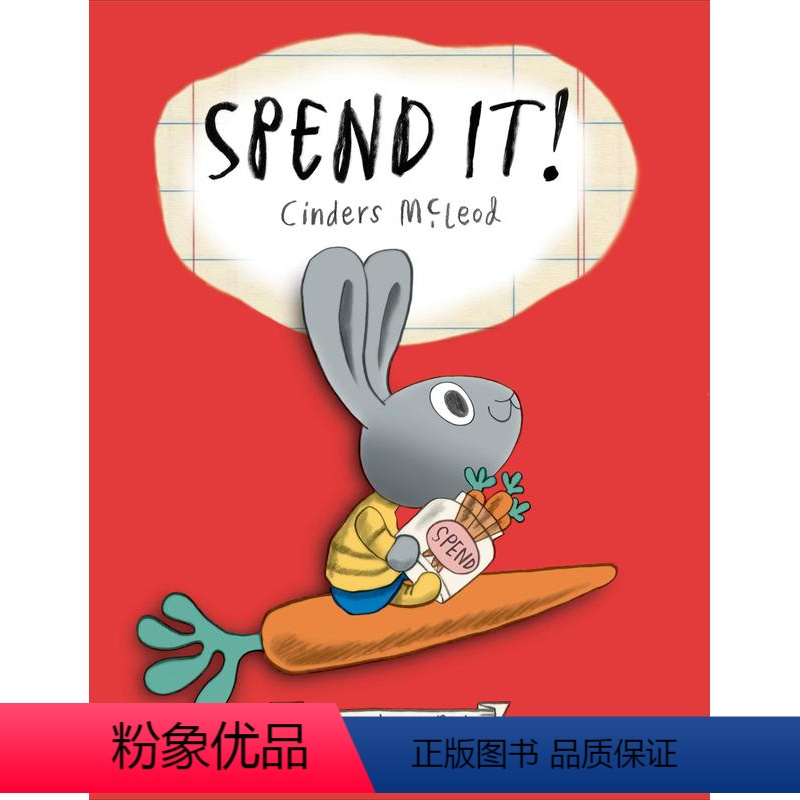 [正版]英文原版 Moneybunny 小学花钱系列 儿童财商启蒙 Cinders McLeod 精装绘本 Spe