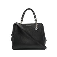 Emporio Armani女款链条单肩手提包 Pebbled纹路设计 PVC材质 内衬涤纶