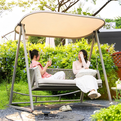 设计师秋千户外庭院花园摇椅小院露台别墅荡秋千民宿双人吊床