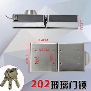 BONJEAN玻璃锁玻璃中央锁免开孔玻璃锁玻璃插锁单双开玻璃锁