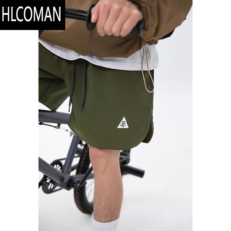 HLCOMAN户外骑行运动短裤男士夏季宽松休闲健身速干美式篮球五分裤子