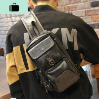 2019新款胸包男潮牌个性单肩斜挎休闲腰包大容量时尚小挎包NEW LAKE腰包男