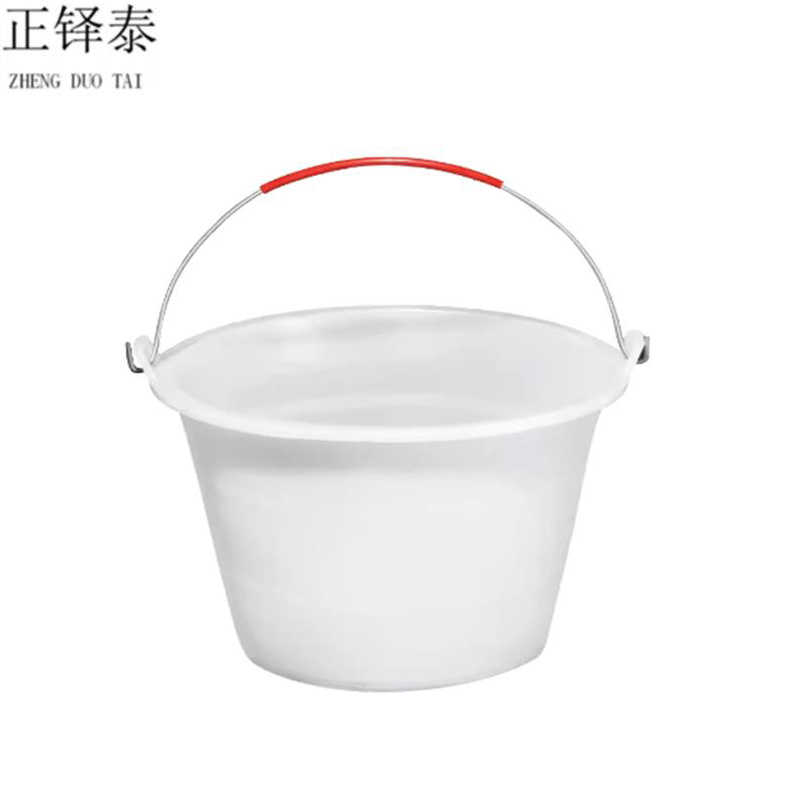 正铎泰 灰桶 白色牛筋桶 工地泥浆桶 灰沙桶 直径30cm /个