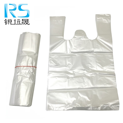 锐远晟加厚白色手提式塑料袋 20*30cm 100个/捆