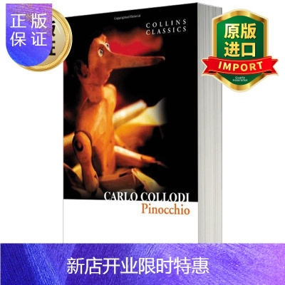 惠典正版Pinocchio英文原版匹诺曹木偶奇遇记柯林斯经典文学