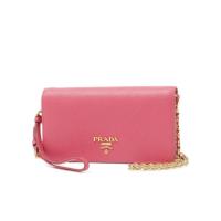 绗缝迷你单肩包翻盖式铁链肩带多卡槽设计