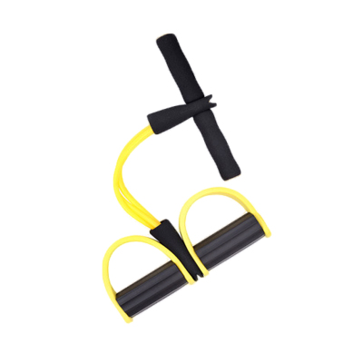 脚蹬拉力仰卧起坐辅助美体女健身瑜伽器材家用普拉提绳运动黄色