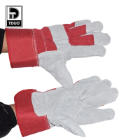 TDUO牛皮劳保手套D89双