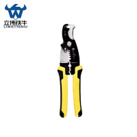 立伟铁牛多功能四合一剥线钳8寸/把