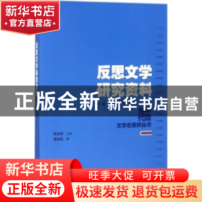 正版 反思文学研究资料 谢尚发编 百花洲文艺出版社 978755002189