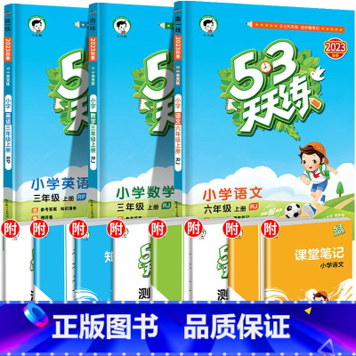 53天天练 语文+数学+英语 人教版 五年级下 [正版]53随堂测小学二年级三四五六年级一年级全优测试卷全套上册下册语文