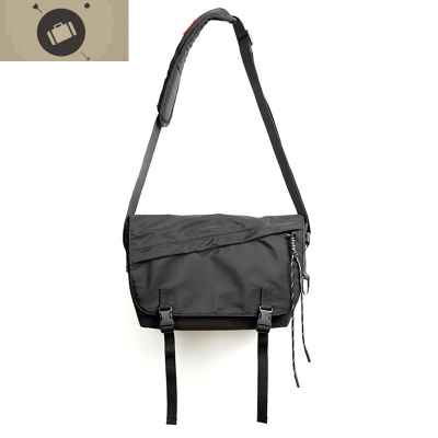 斜挎包男潮牌ins日系帆布跨包学生休闲工装机能邮差小包单肩包女艾狄伊娃斜挎包男