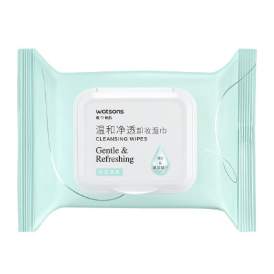 屈臣氏氨基酸卸妆湿巾便携一次性眼唇脸温和不刺激卸妆湿纸巾