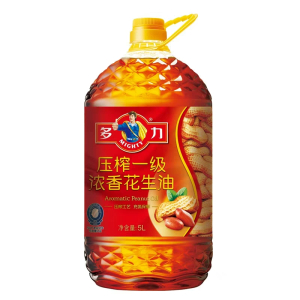 多力一级压榨浓香花生油5L 桶装 多力花生油食用油新老包装随机发货