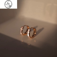 JiMi简约素圈耳扣女2023新款小众ins高级感轻奢冷淡风设计感耳圈